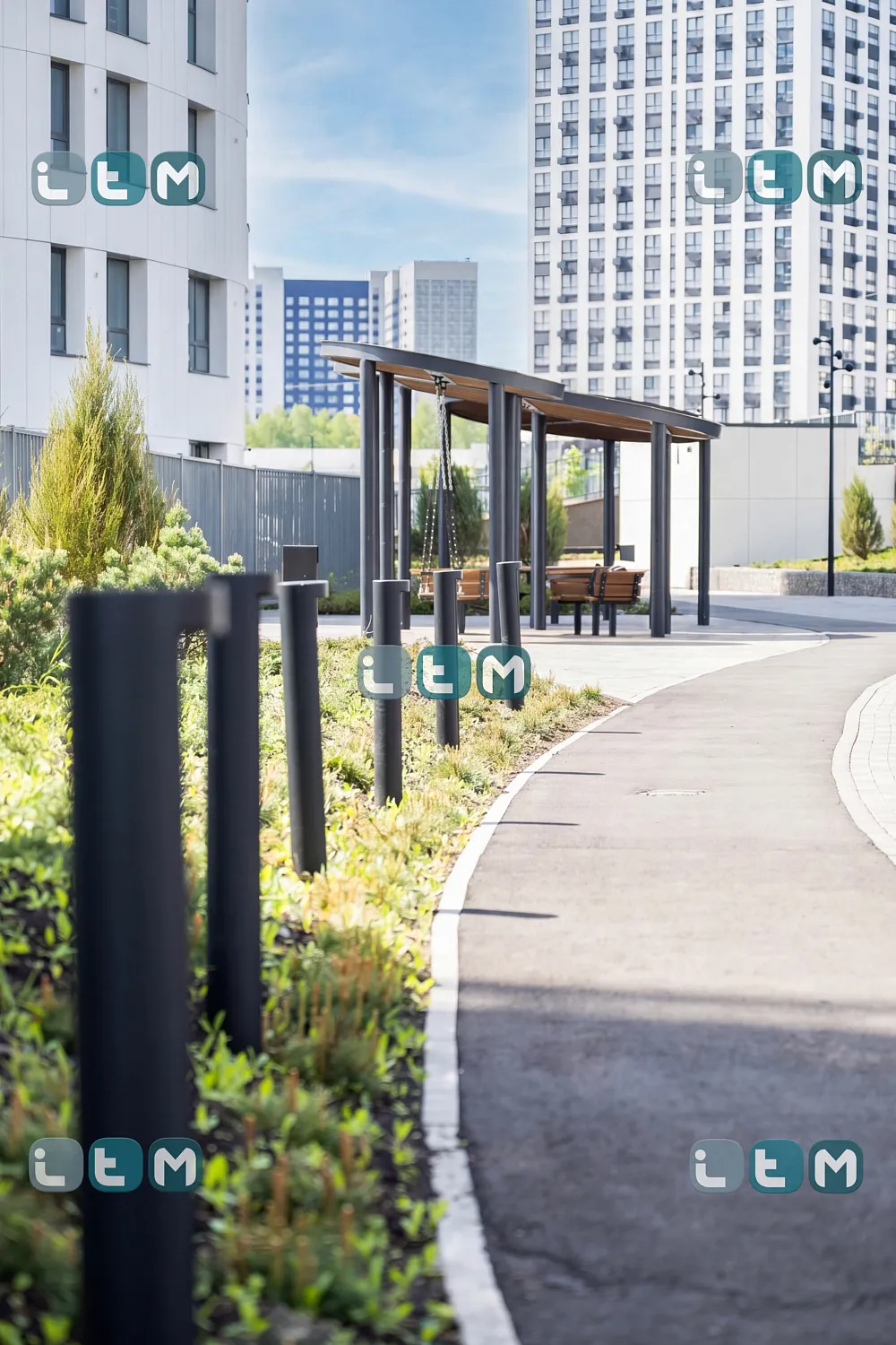 г. Пенза освещение ЖК лэйк таун (Бейри)